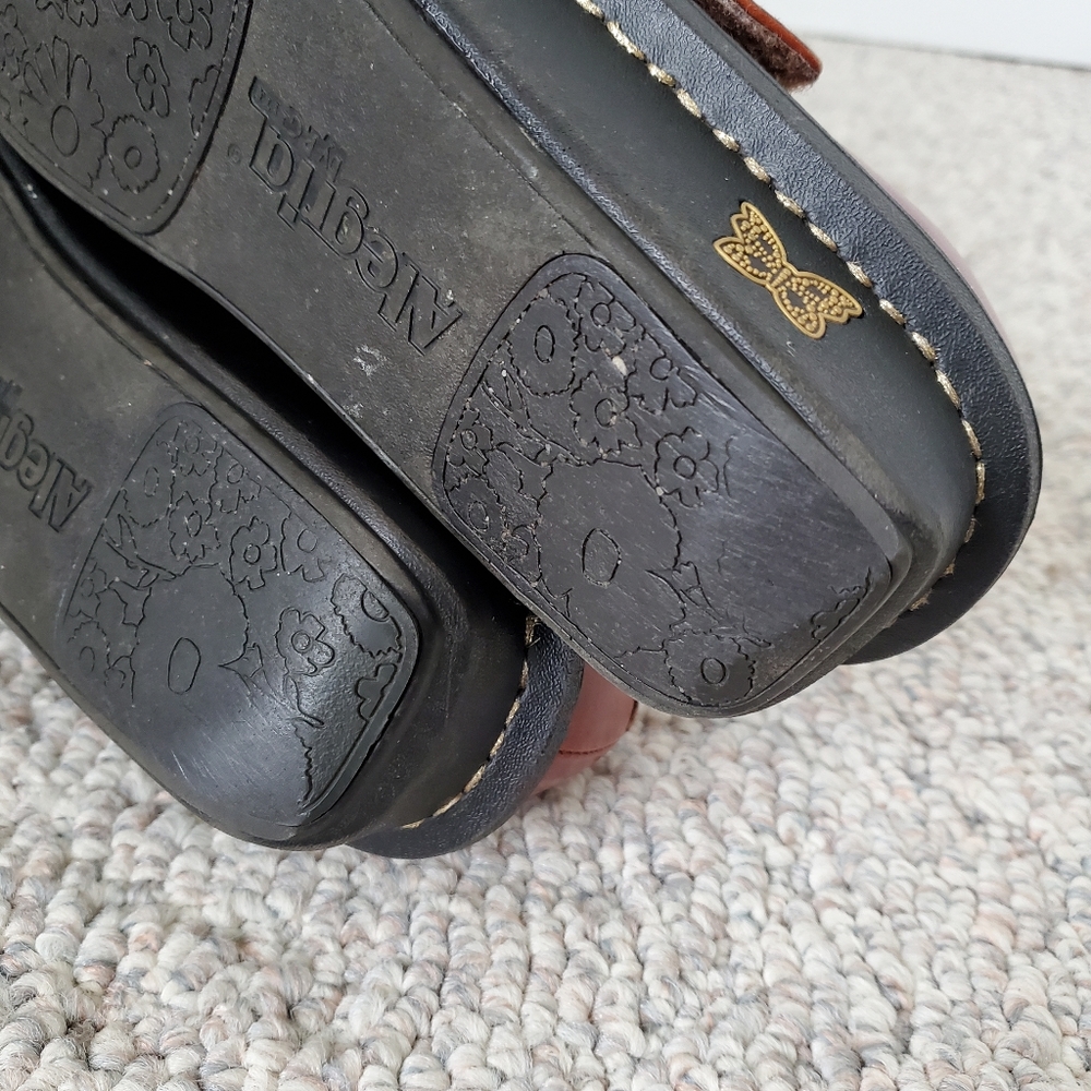 ALEGRIA paloma Mary Jane shoes brown leather - Picture 10 of 11